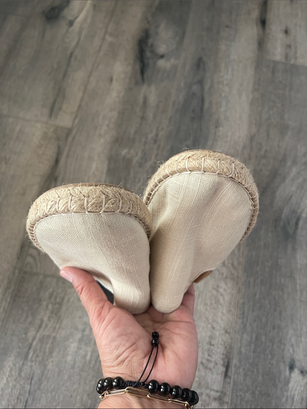 OluKai Women's Espadrille Slip-On in Natural Beige - Picture 8 of 8